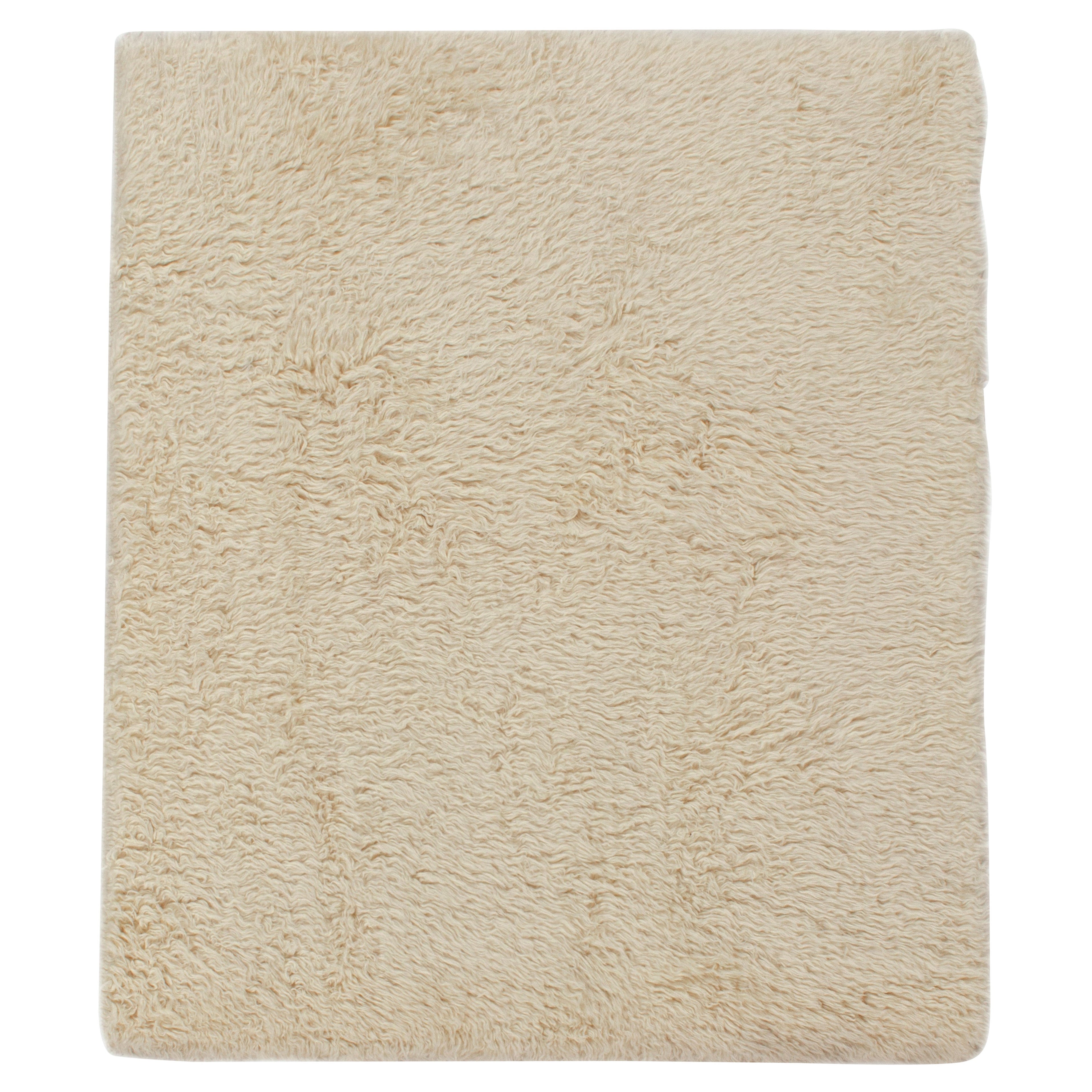 Rug & Kilim’s Moroccan Style Shag Rug in Creamy High-Pile