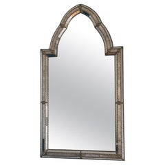 Large Vintage Venetian Mirror Hollywood Regency in Gold Spain 1987