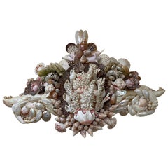 Vintage Seashell Wall Hanging