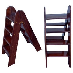 Vintage Pair of Folding Library Steps