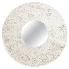 Bespoke French Ceramic Circular Mona Mirror