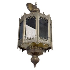 1940’s Spanish Revival/Gothic Octagonal Large Pendant Light