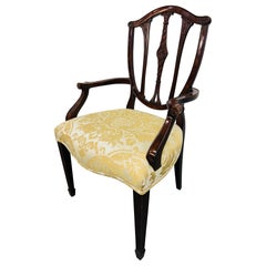 Poltrona vintage in mogano Theodore Alexander