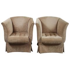 Sophisticated Pair of Chairs by James Mont 3
