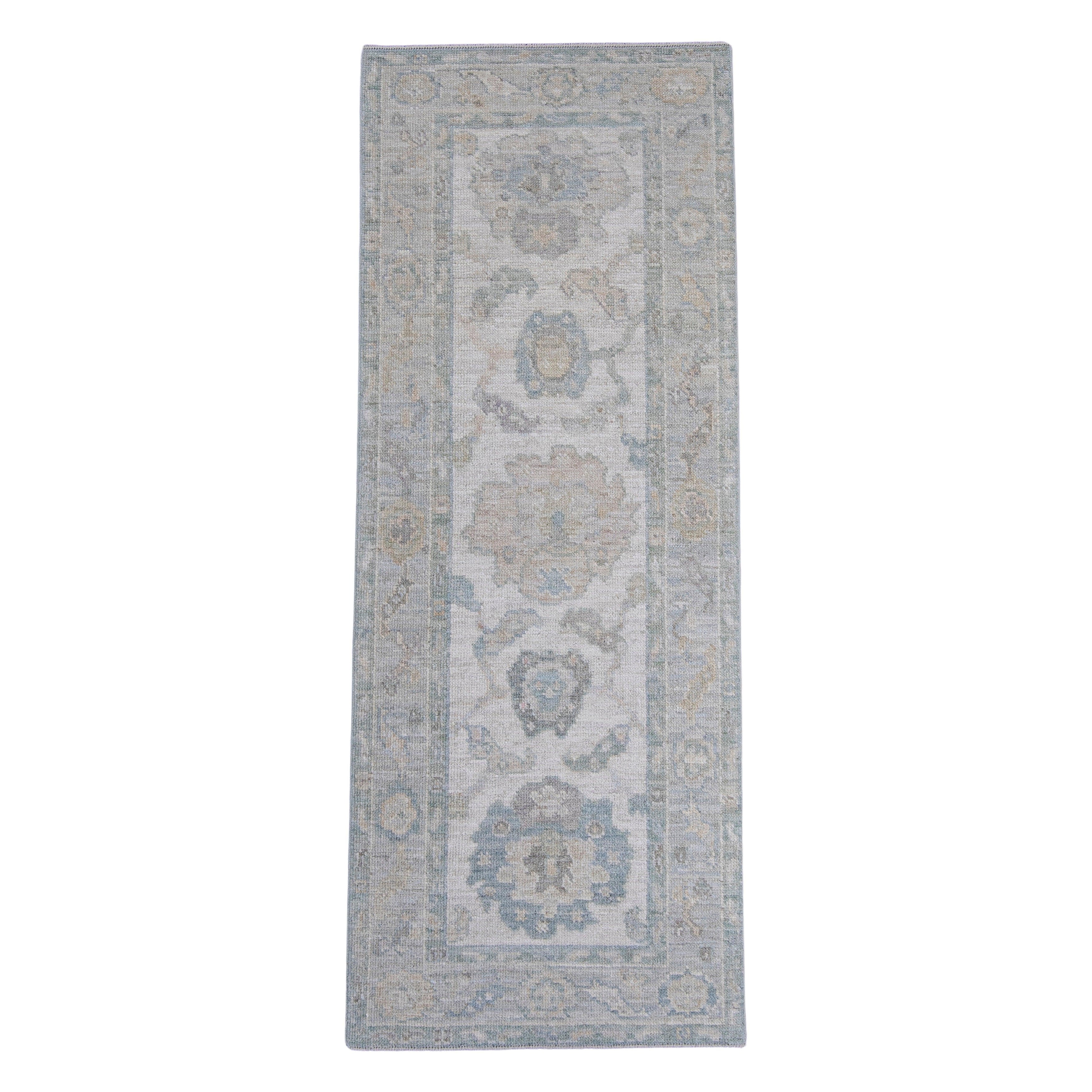 Turkish Oushak Rug 2'6" x 6'6" #16234