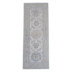Alfombra turca Oushak 2'6" x 6'6" #16234