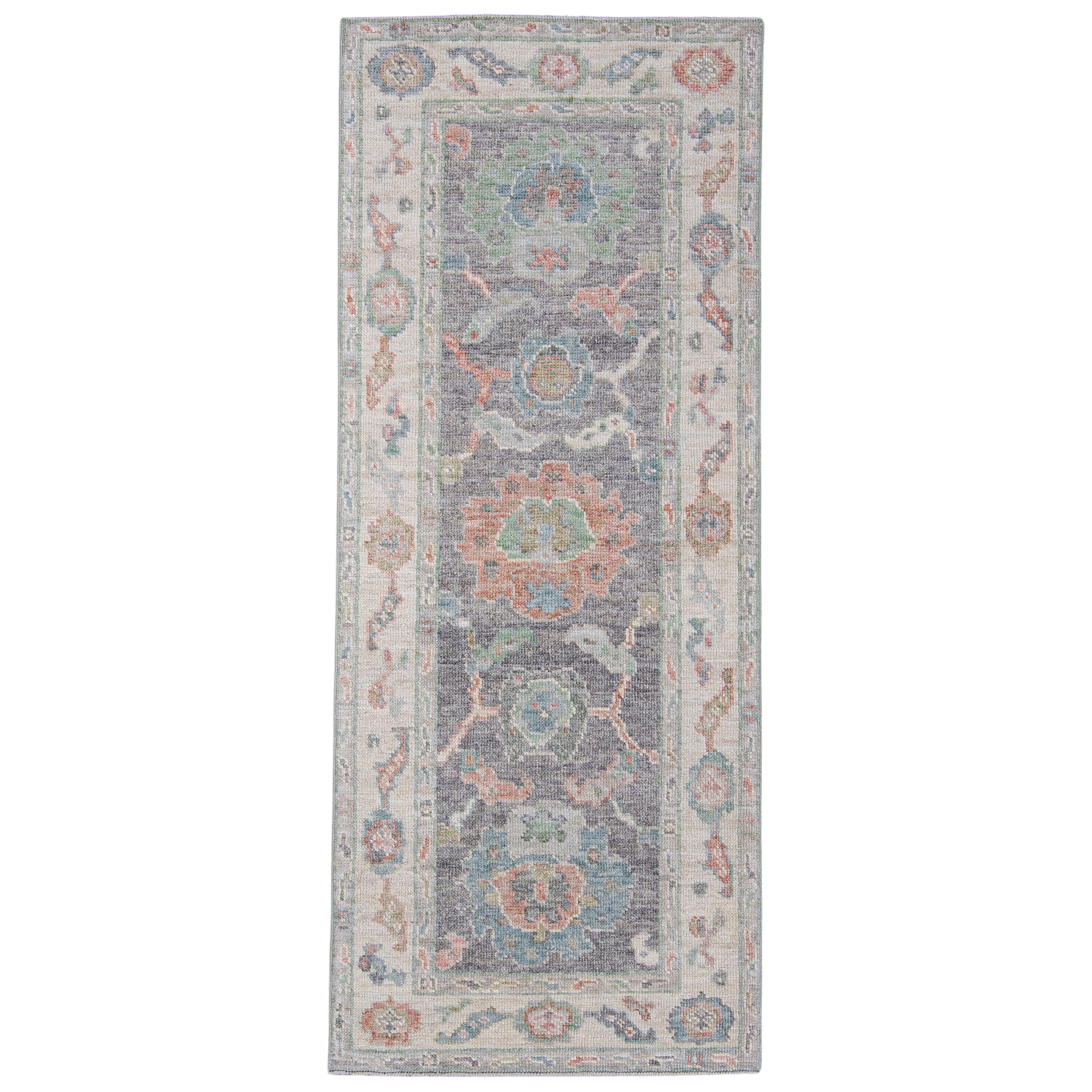 Turkish Oushak Rug 2'8" x 6'6" #16016