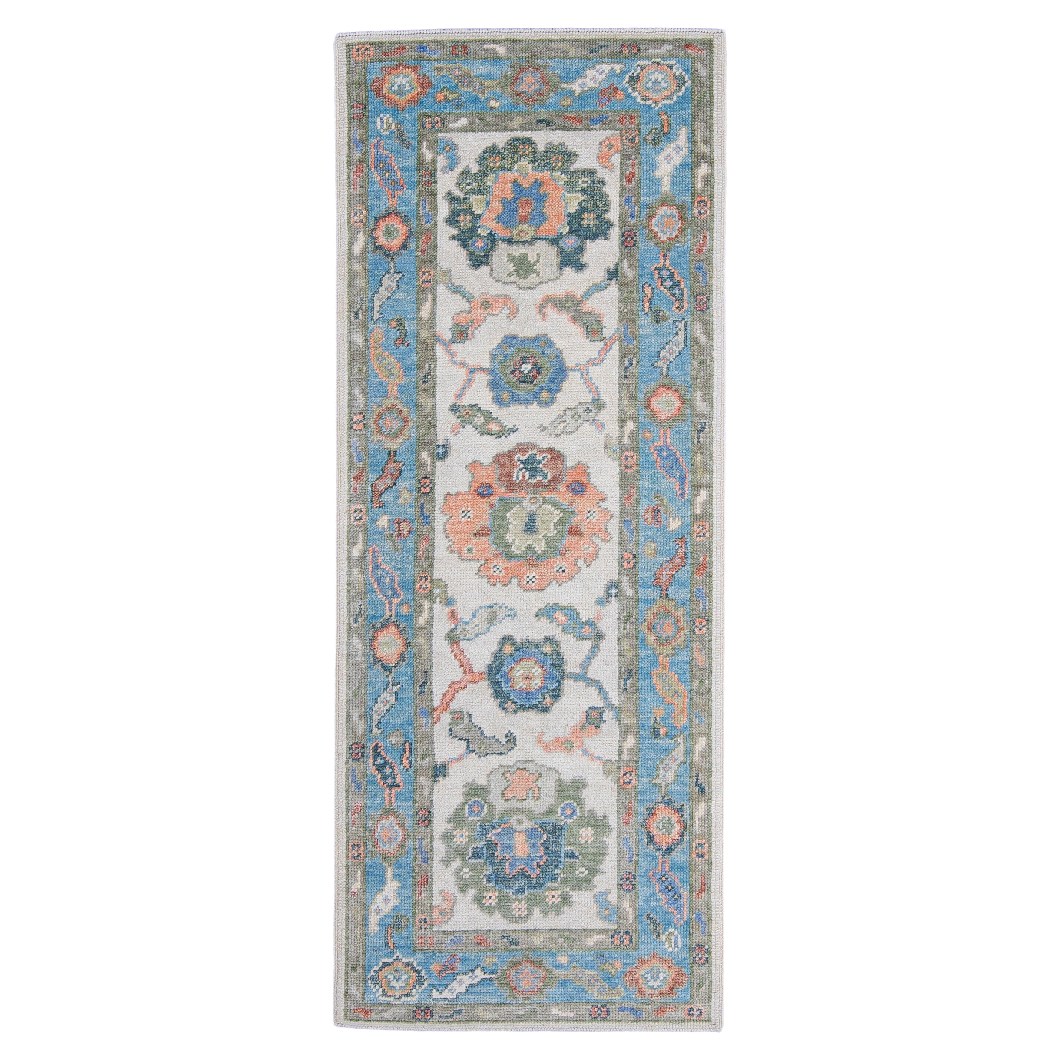 Alfombra turca Oushak 2'4" x 5'11" #16796 en venta