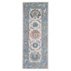 Tappeto Oushak turco 2'4" x 5'11" #16796