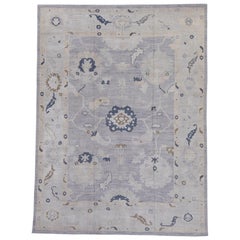 Tapis turc Oushak 9'7" x 12'9" n°16991