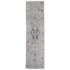 Turkish Oushak Rug 2'10" x 10'7" #16947