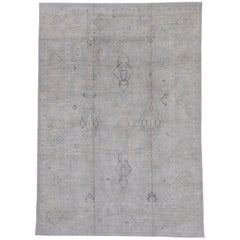Tapis turc Oushak 8'11" x 12'8" n°16984