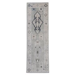 Alfombra turca Oushak 2'9" x 8'8" #16945