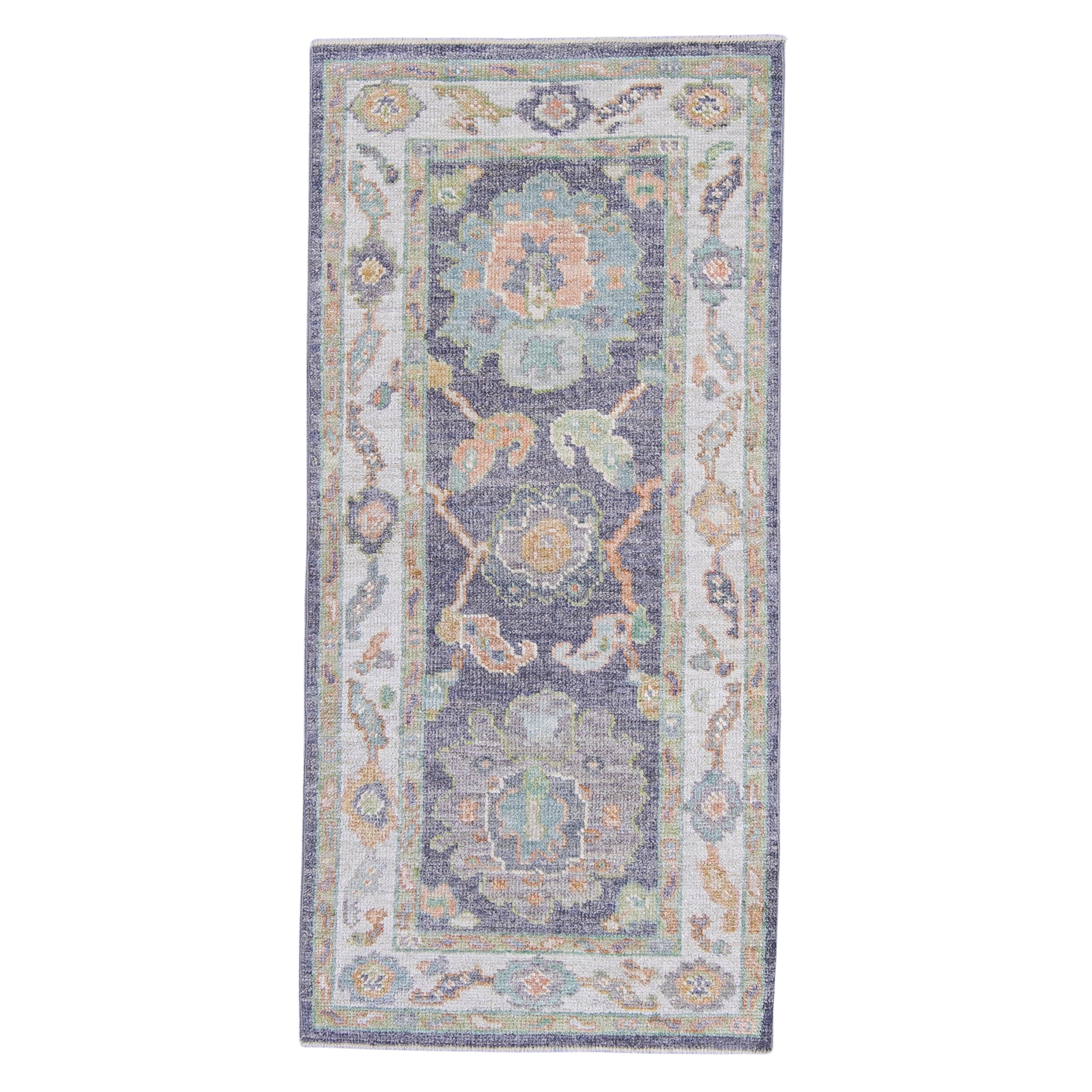 Alfombra turca Oushak 2'4" x 4'11" #16524