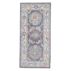 Alfombra turca Oushak 2'4" x 4'11" #16524