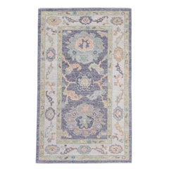 Tappeto Oushak turco 3'2" x 5'1" #16501