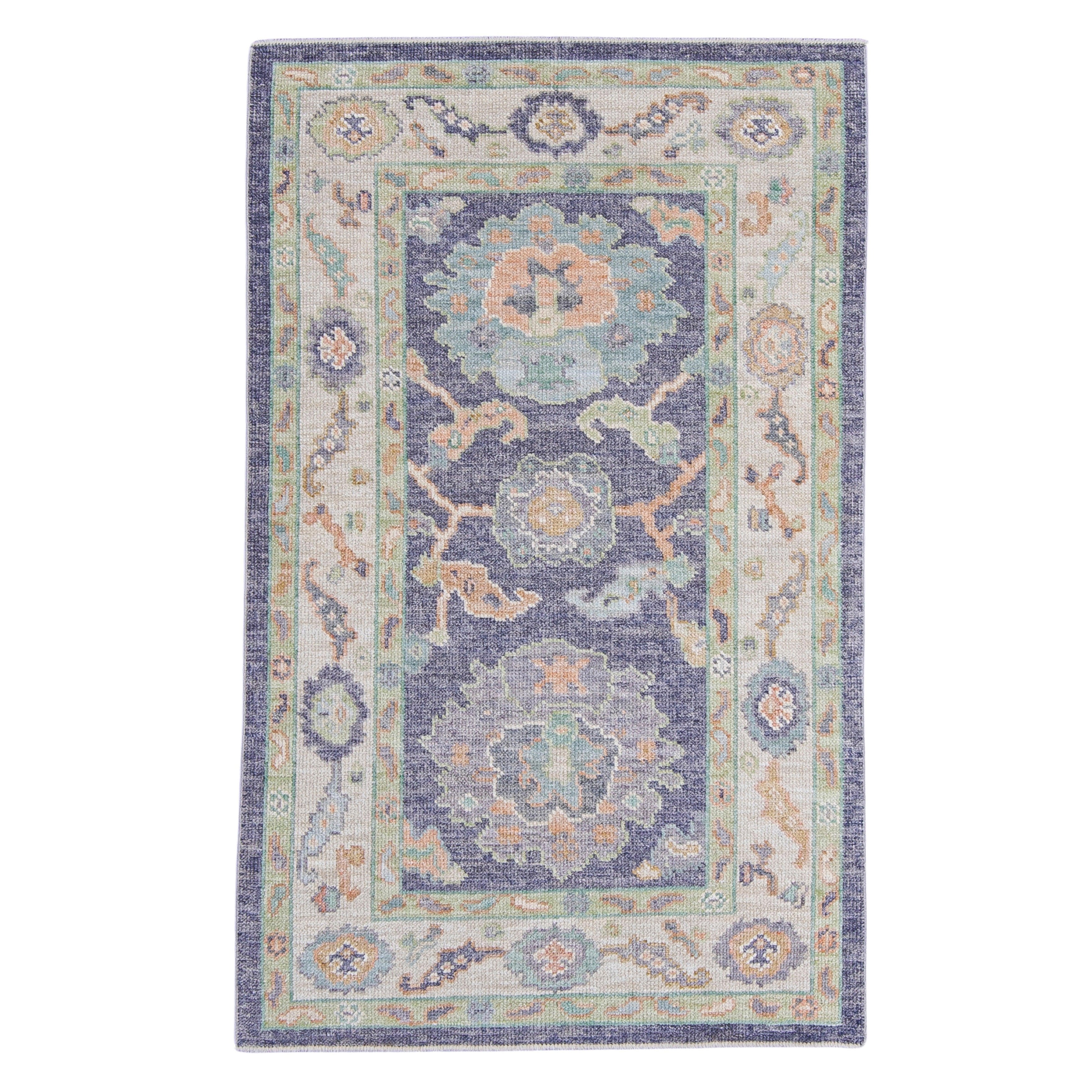 Türkischer Oushak-Teppich 3'3" x 5'2" #16456