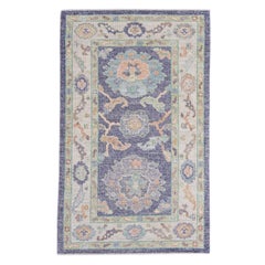 Turkish Oushak Rug 3'3" x 5'2" #16456
