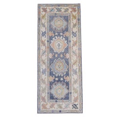 Türkischer Oushak-Teppich 2'5" x 6'1 #16642