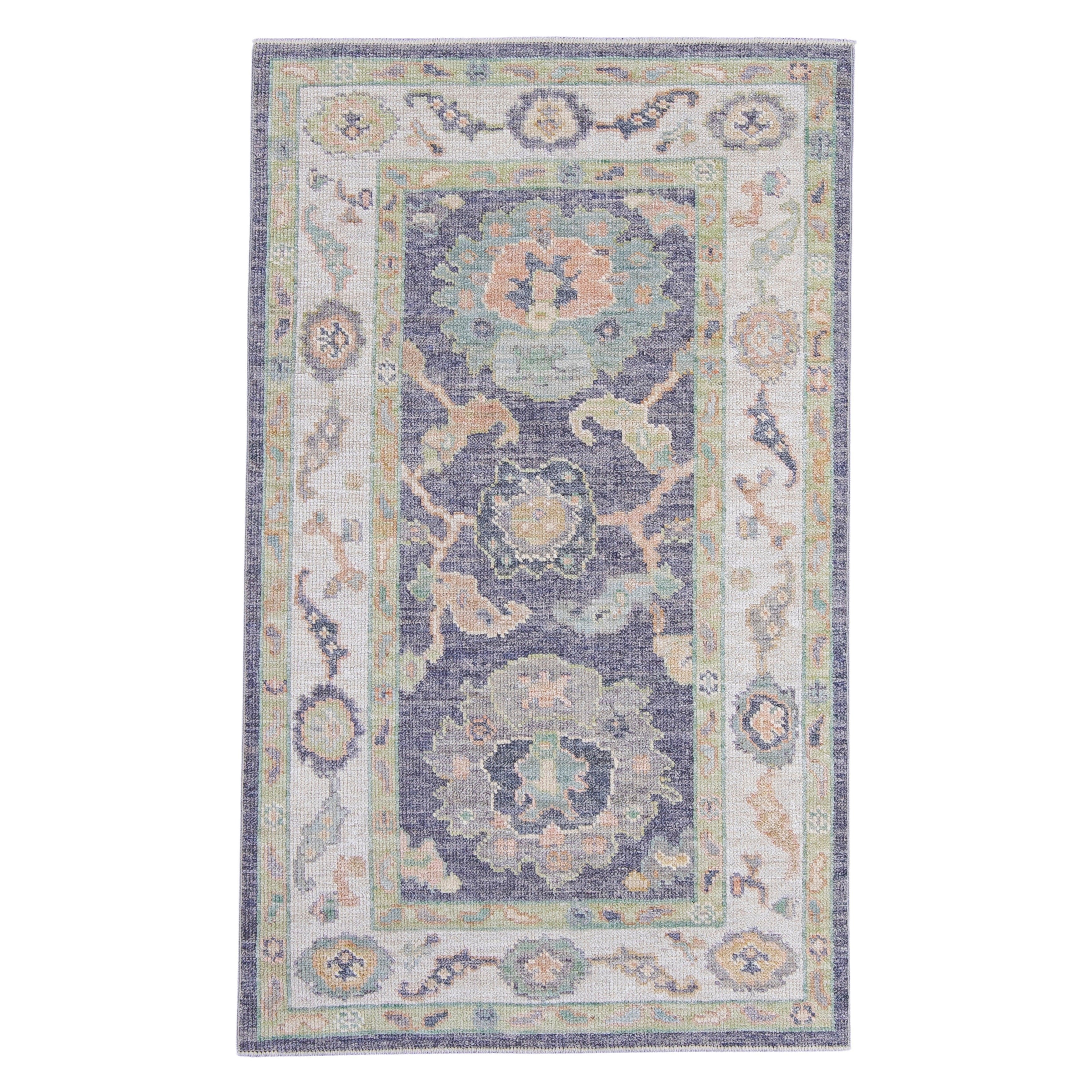 Turkish Oushak Rug 3'2" x 5'2" #16430