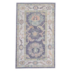 Turkish Oushak Rug 3'2" x 5'2" #16430