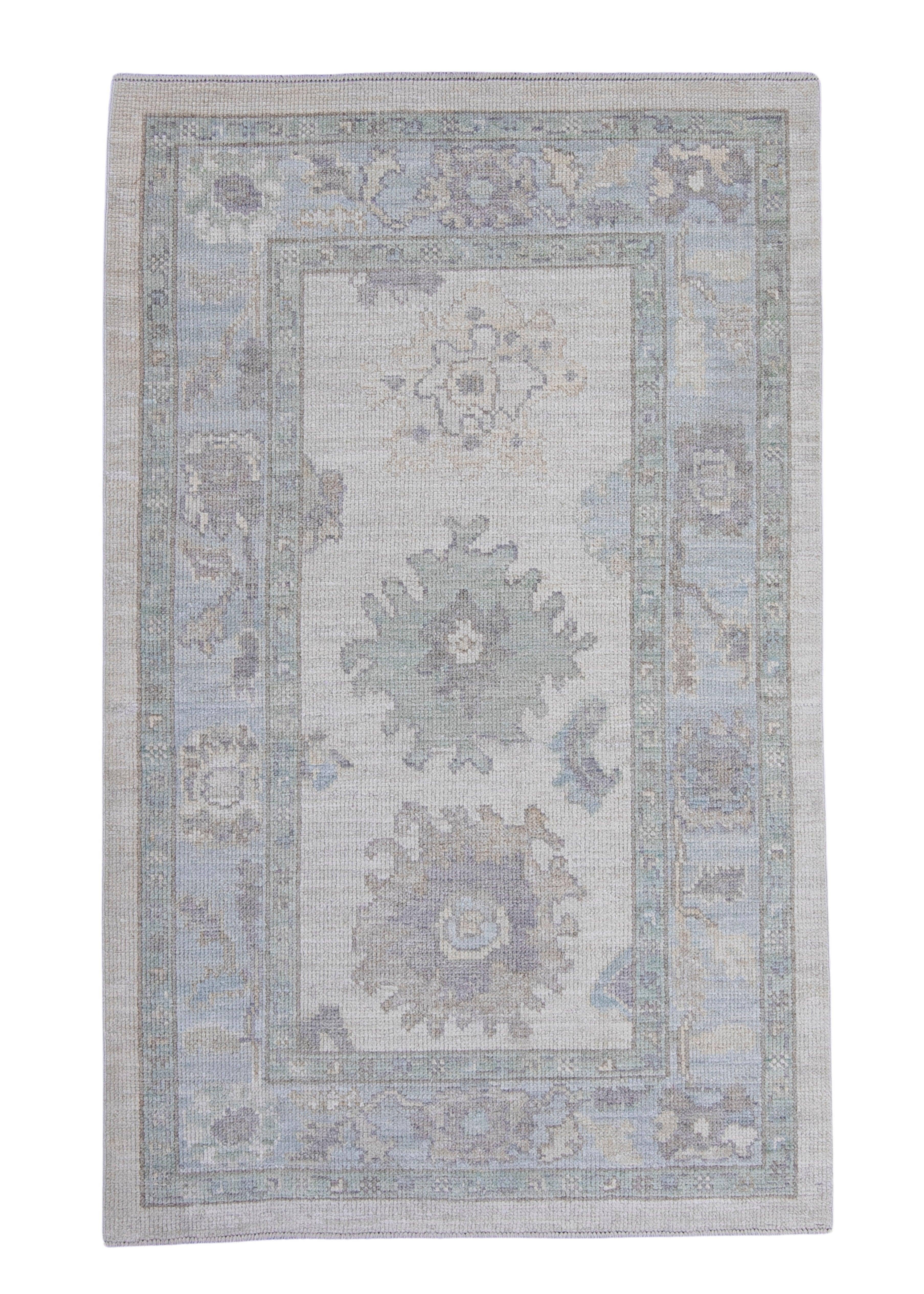 Turkish Oushak Rug 3'4" x 5'3" #16383