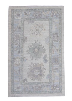 Turkish Oushak Rug 3'4" x 5'3" #16383