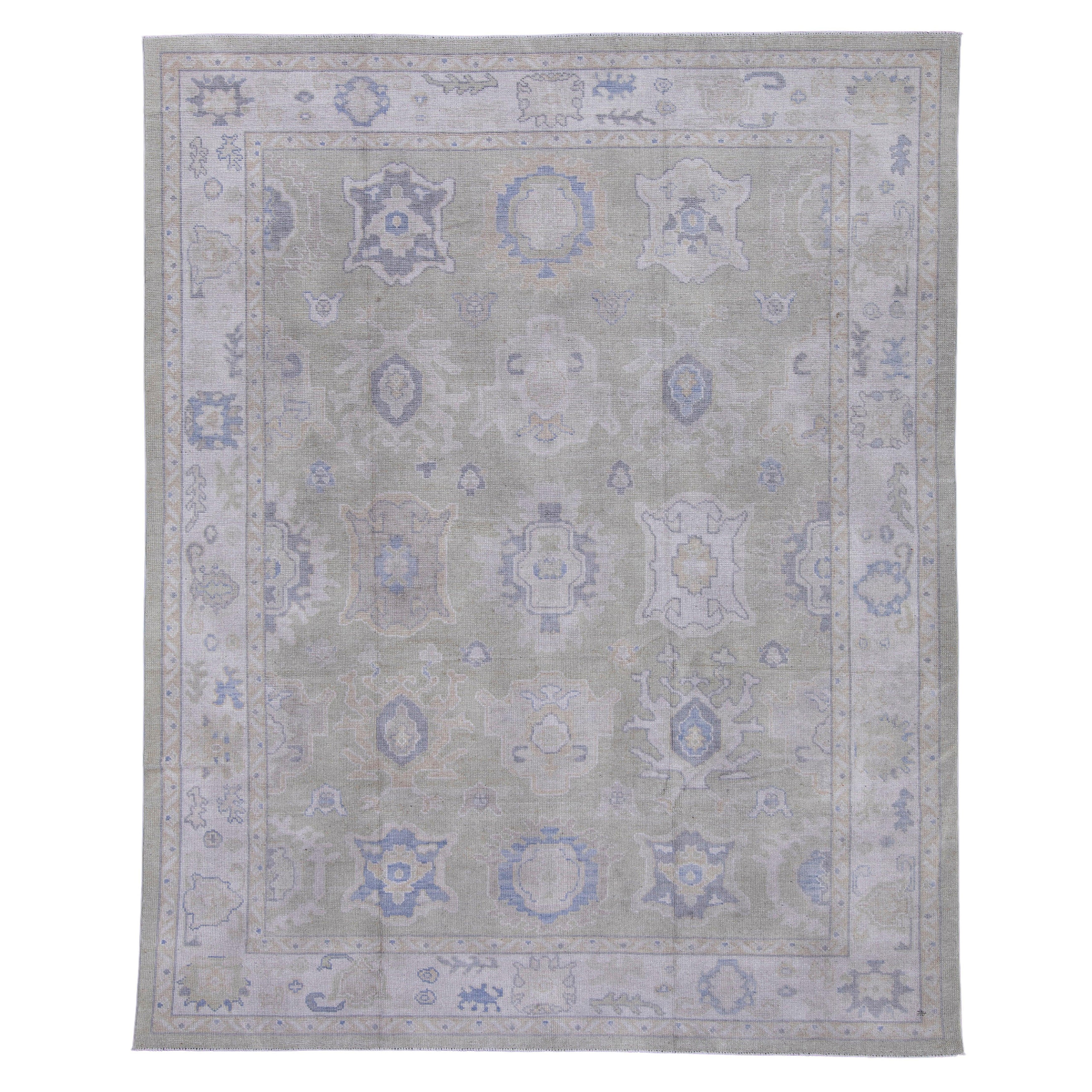 Turkish Oushak Rug 8'6" x 10'6" #16884