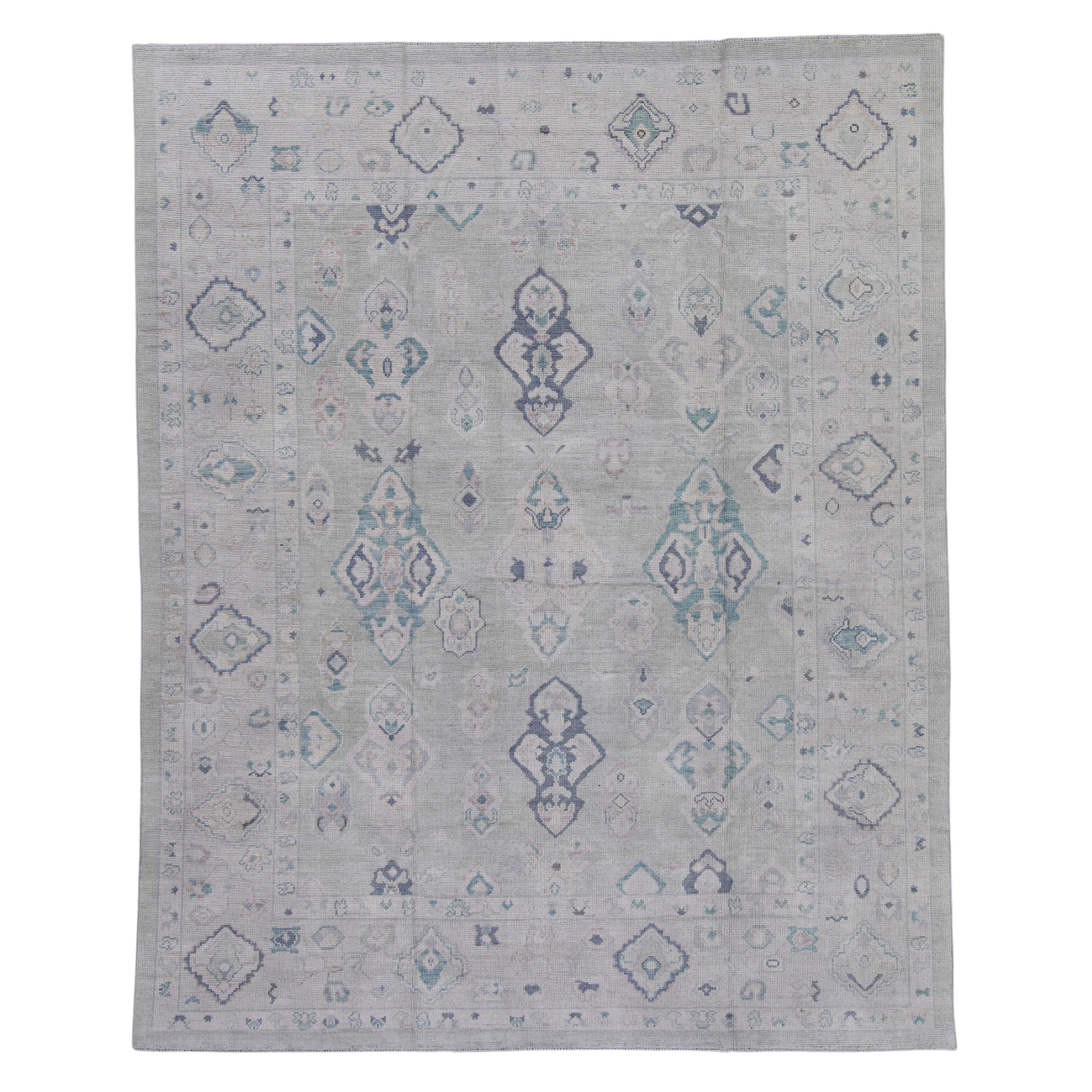 Turkish Oushak Rug 8'2" x 10'1" #16881
