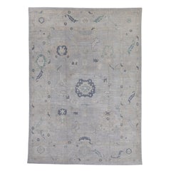 Turkish Oushak Rug 9'6" x 13'1" #16986