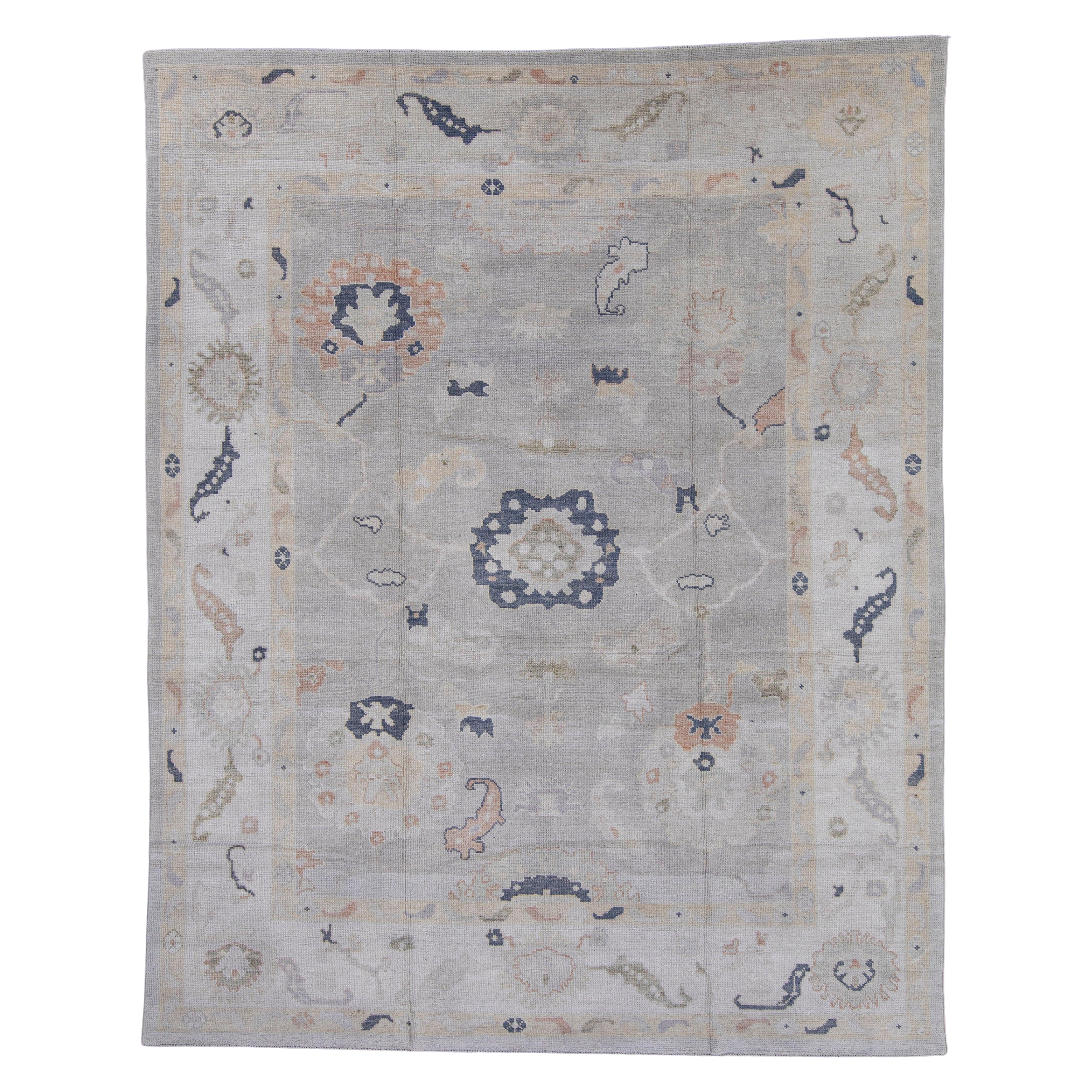 Turkish Oushak Rug 8'3" x 10'5" #16981