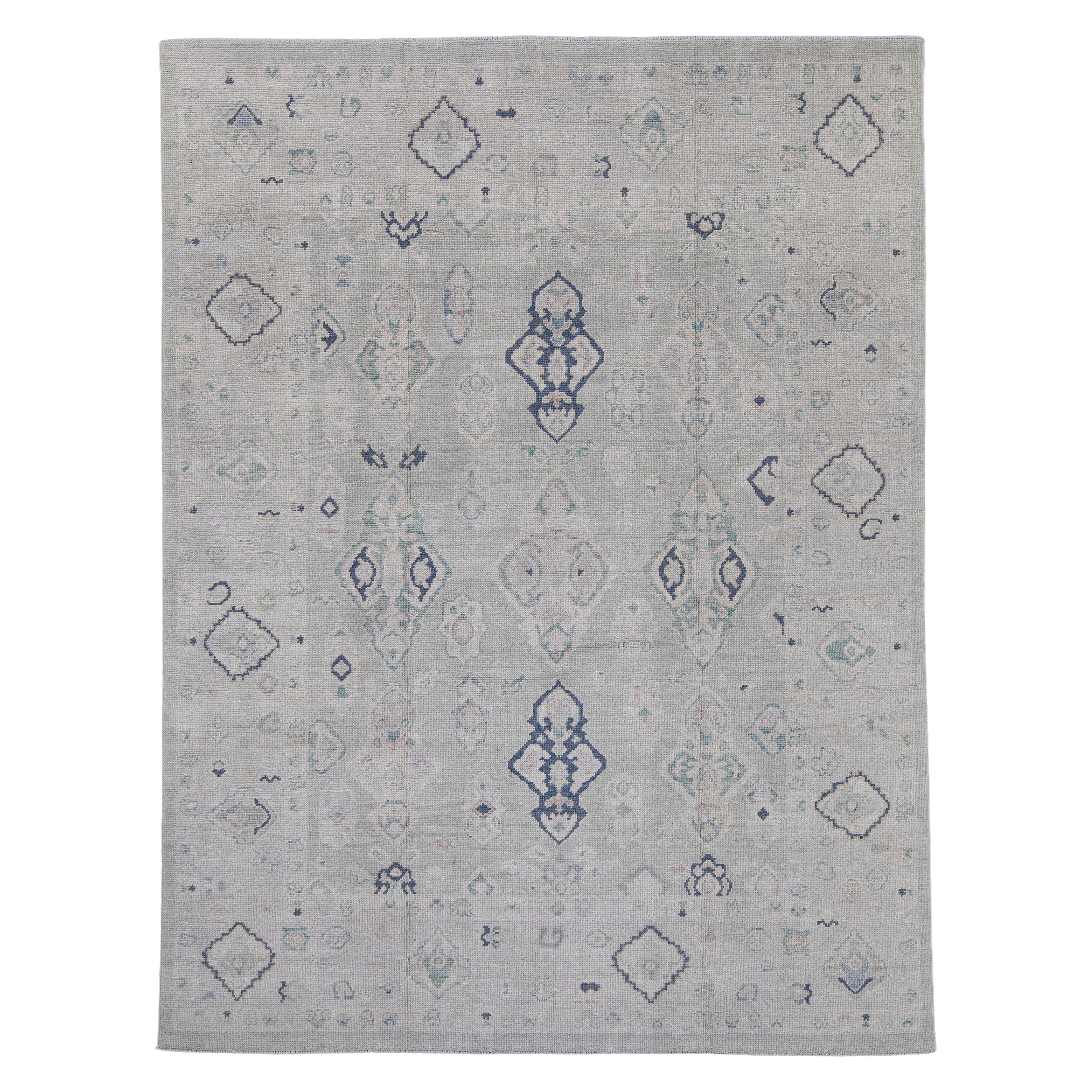Turkish Oushak Rug 7'11" x 10'5" #16966