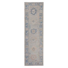 Turkish Oushak Runner Rug 3'1" x 10'2" #16382