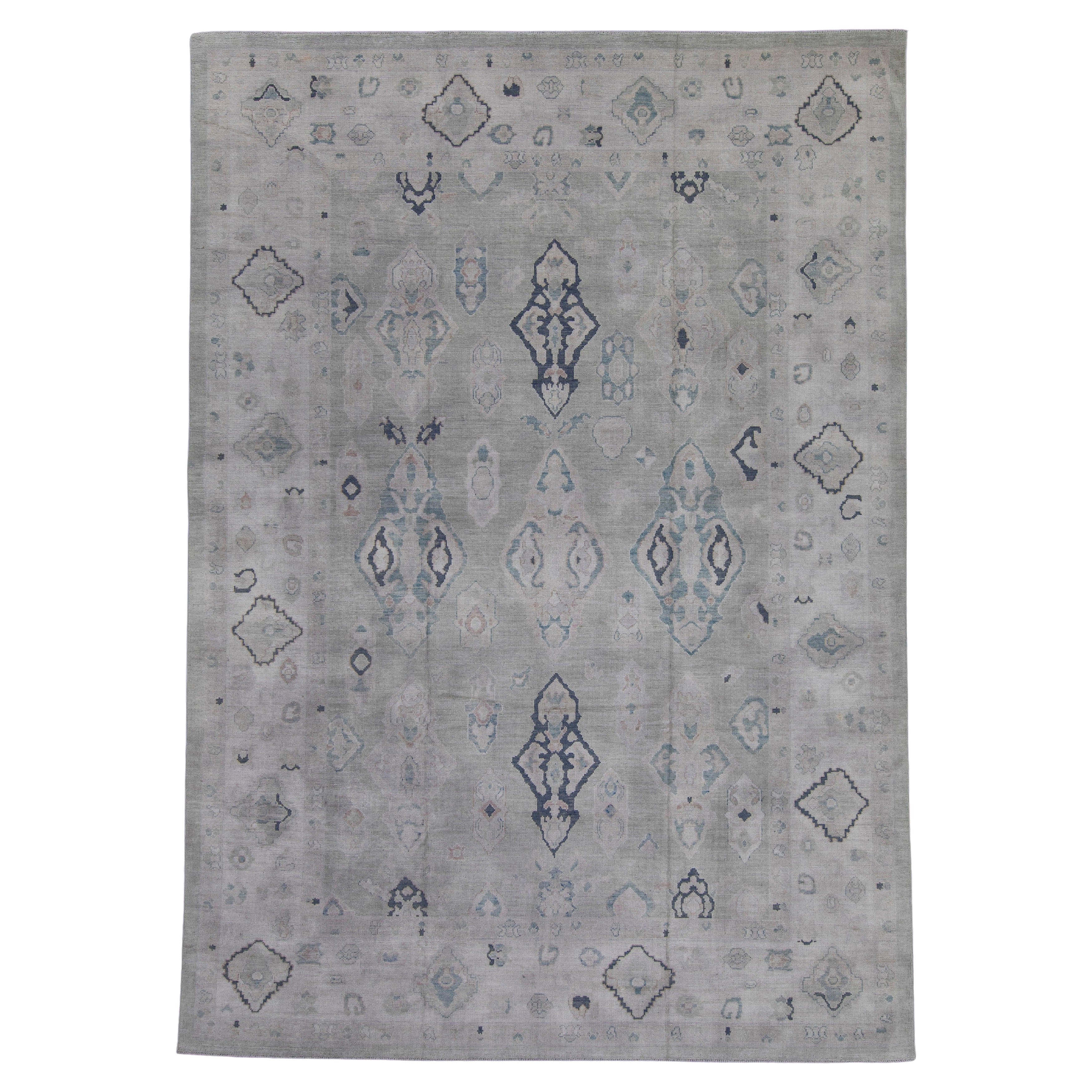 Turkish Oushak Rug 10'2" x 14'6" #16960
