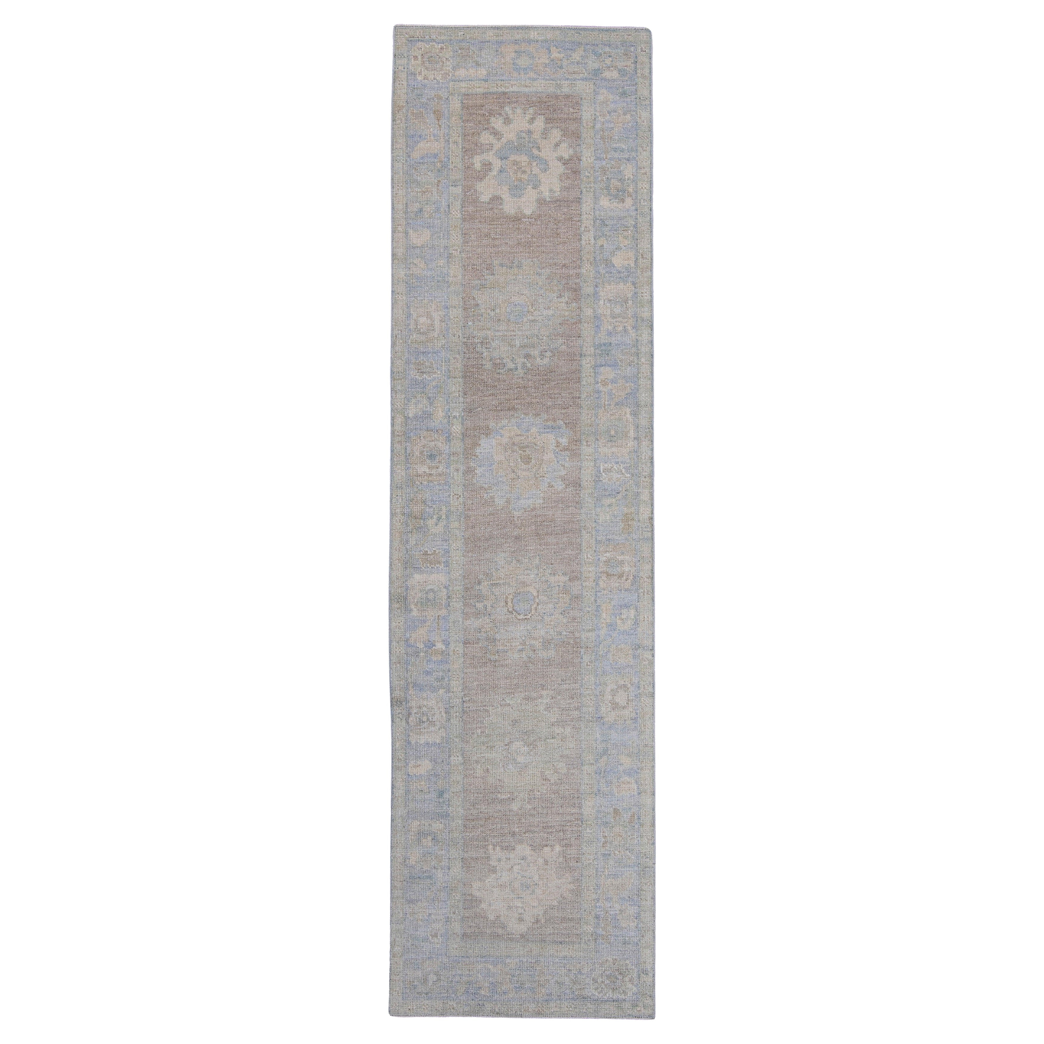 Türkischer Oushak-Läufer 2'9" x 10'1" #16374