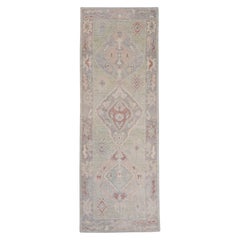 Alfombra Turca Oushak 2'10" x 8'1" #16652