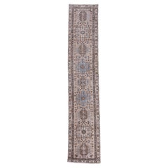 Turkish Vintage Anatolian Runner Rug 2'10" x 14' #7020