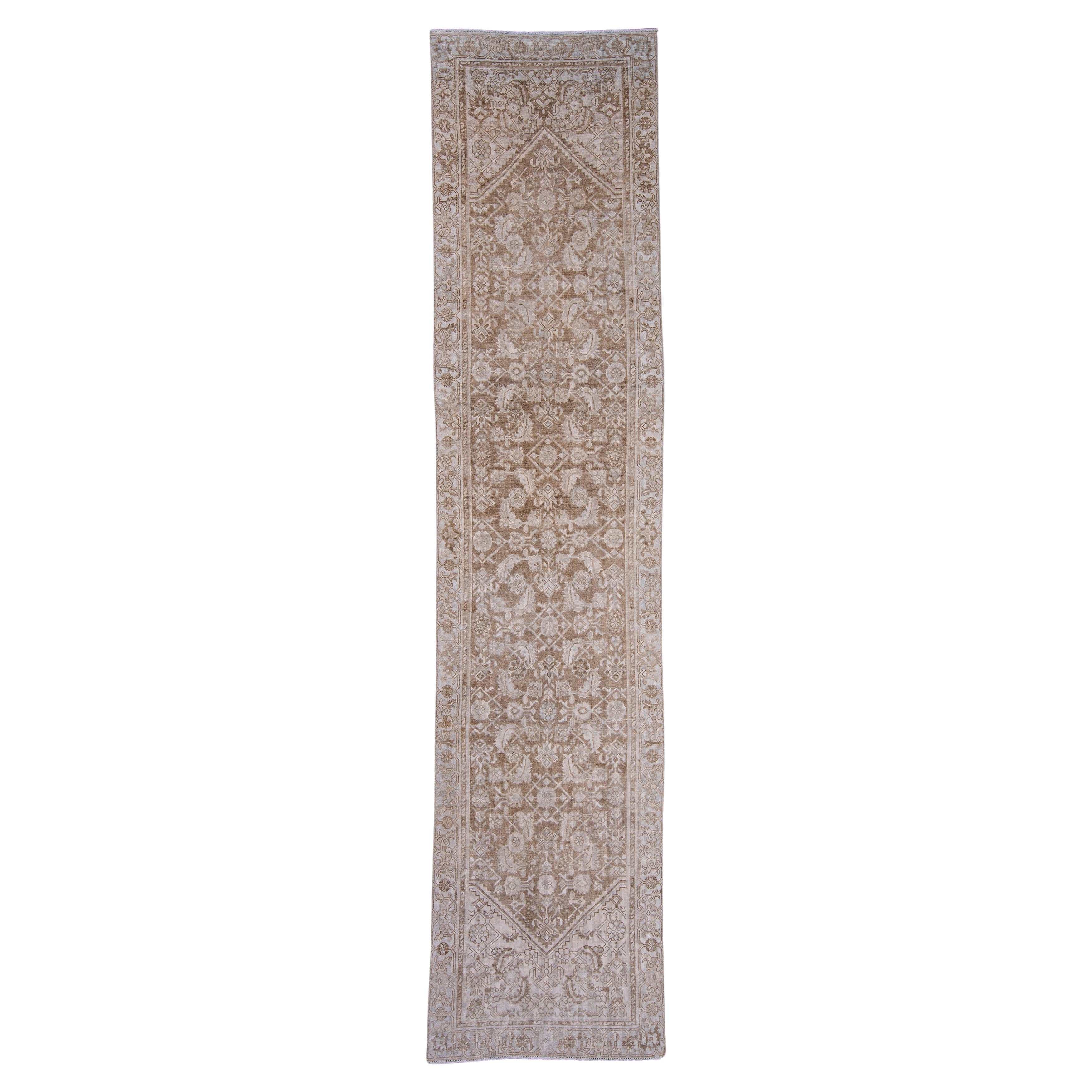 Turkish Vintage Anatolian Runner Rug 3' x 13'2" #7017
