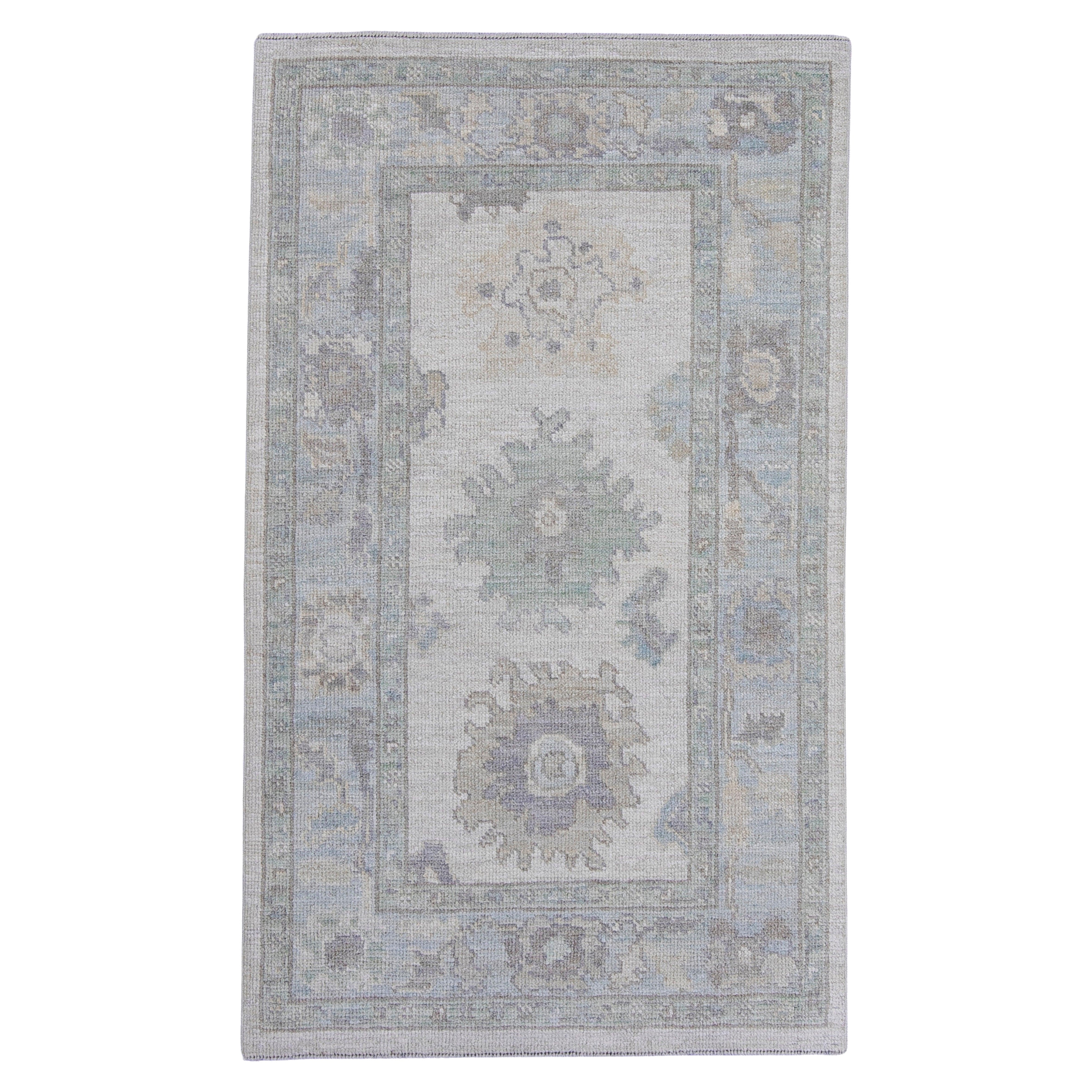 Türkischer Oushak-Teppich 3'1" x 5'2" #16380