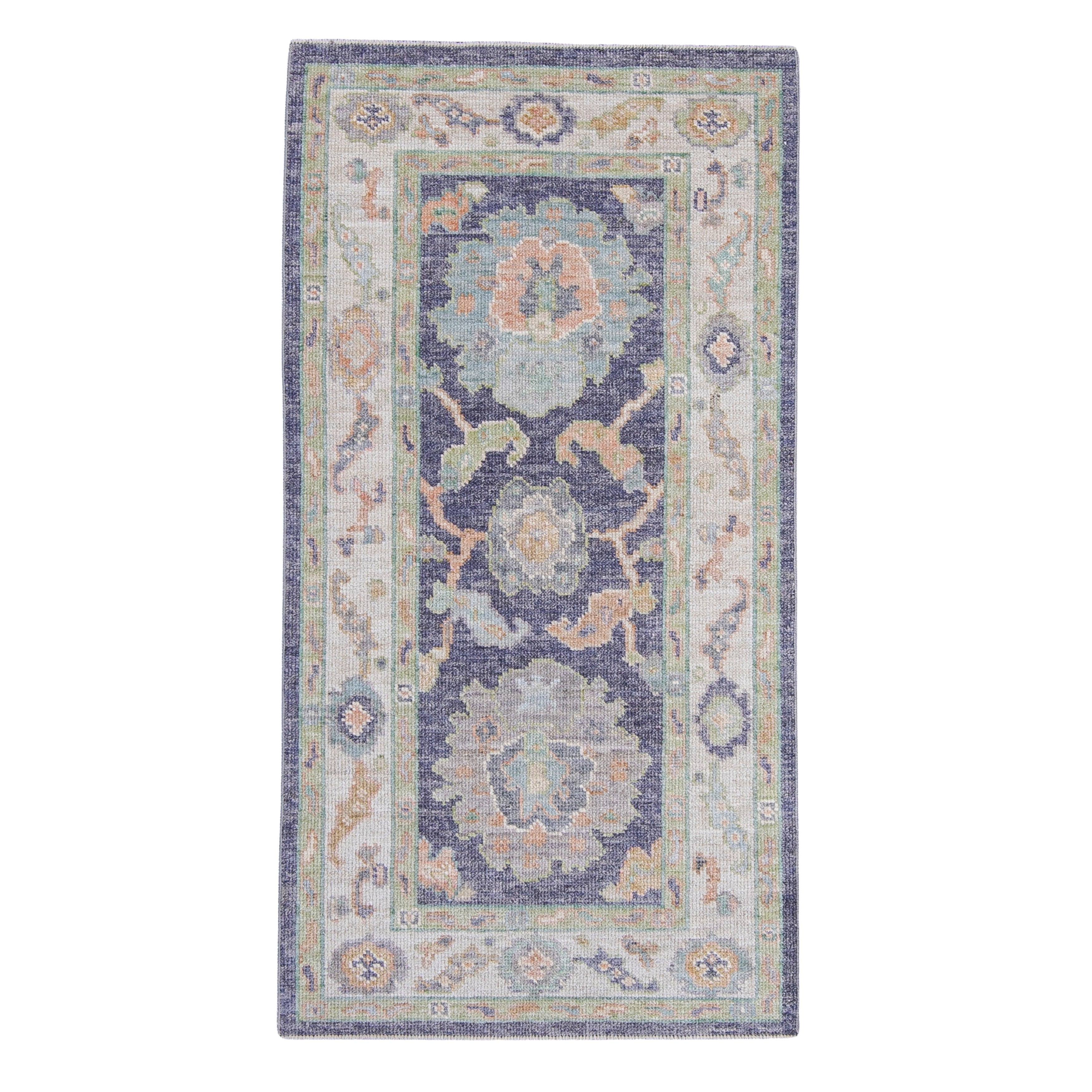 Turkish Oushak Rug 2'8" x 5'1" #16714