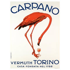 1972 Carpano Vermouth Original Vintage Poster