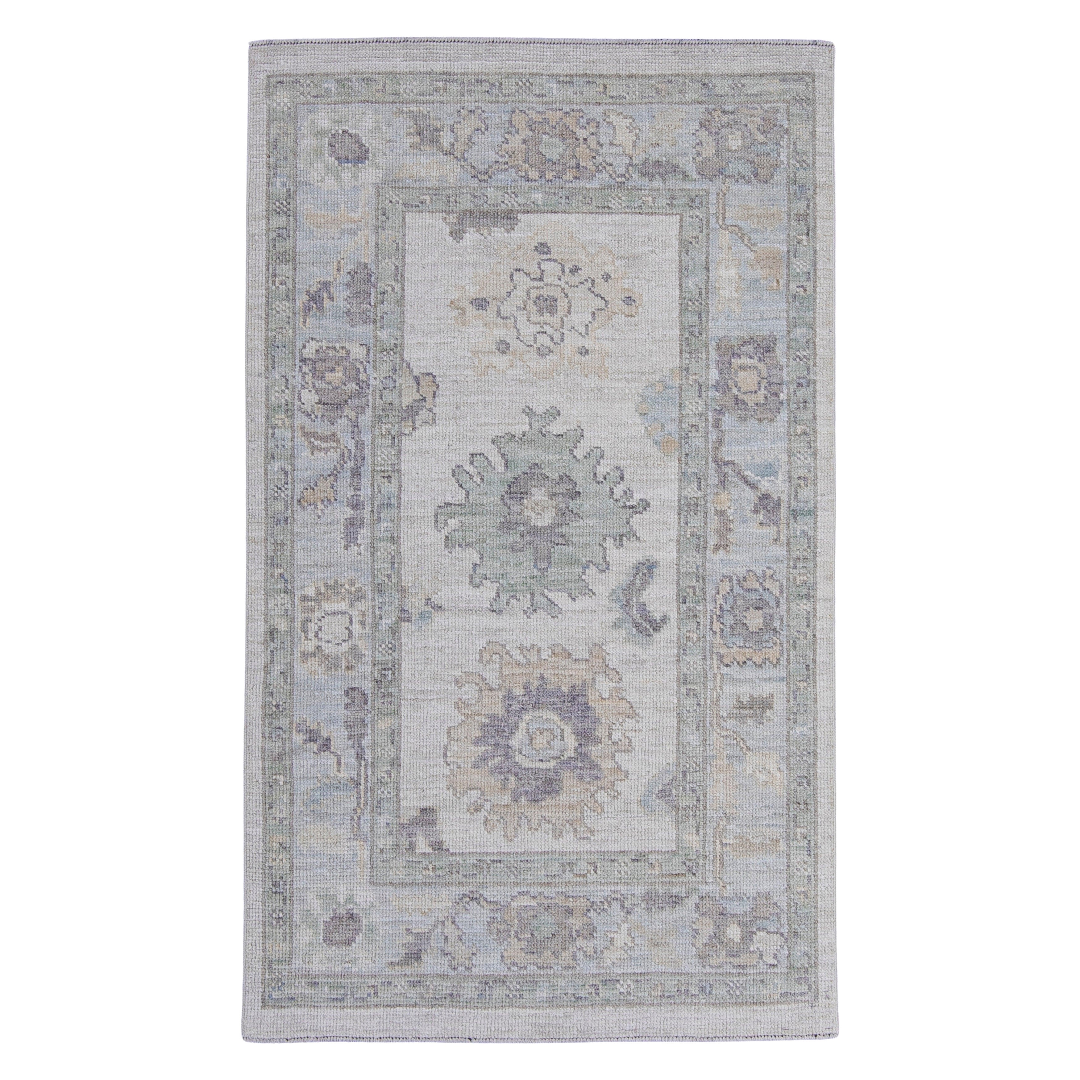 Türkischer Oushak-Teppich 3'1" x 5'2" #16336