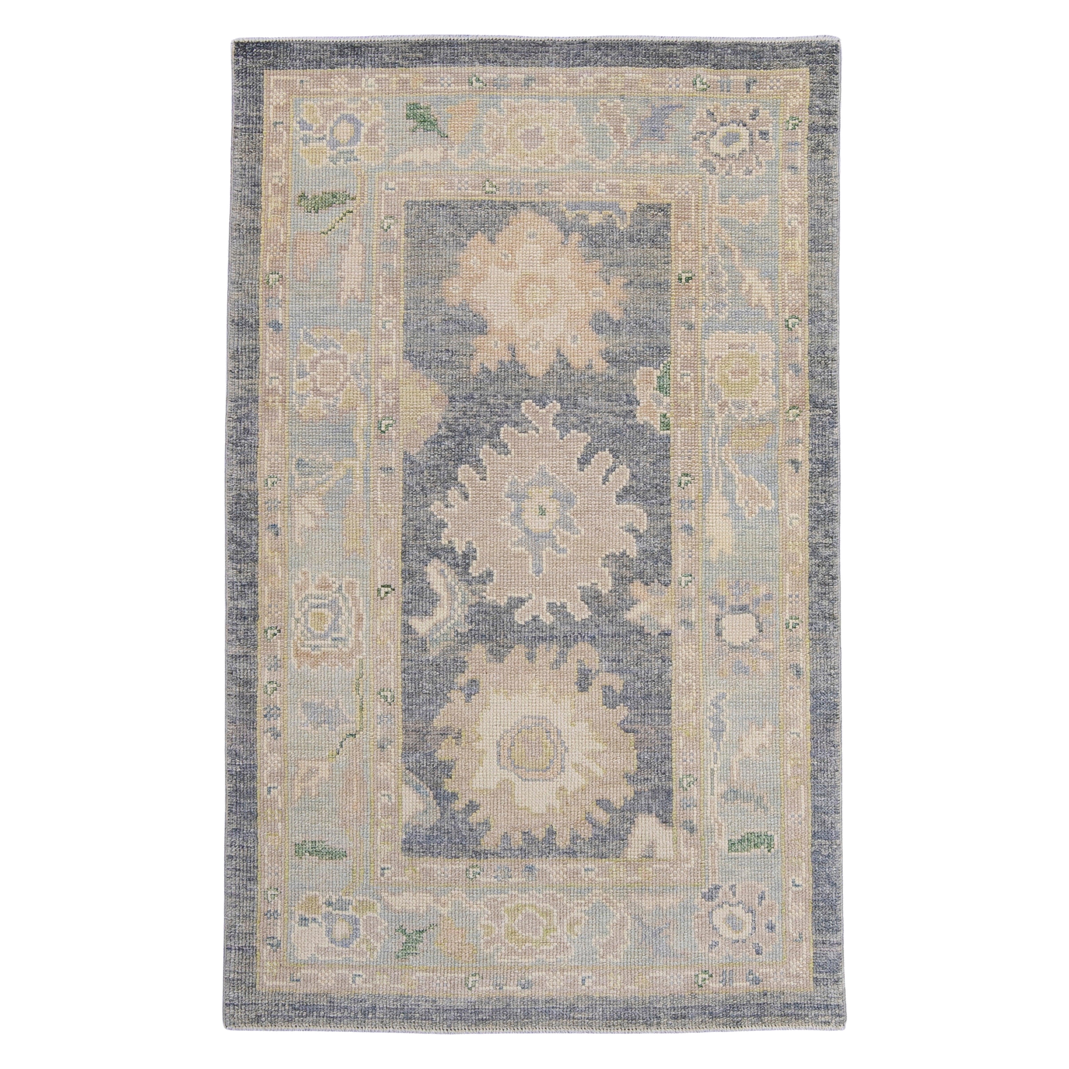 Türkischer Oushak-Teppich 3'3" x 5'2" #16679