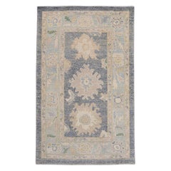 Turkish Oushak Rug 3'3" x 5'2" #16679