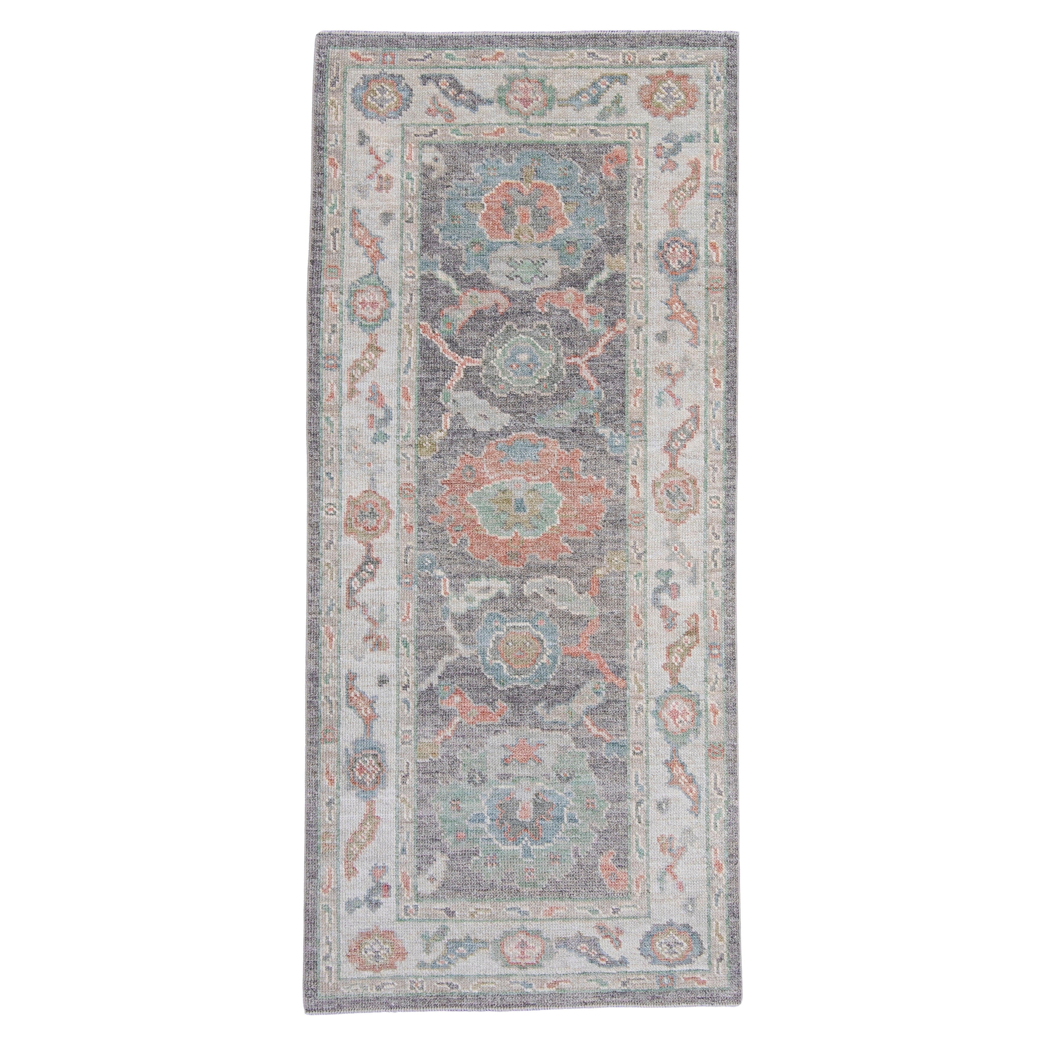 Türkischer Oushak-Teppich 2'10" x 6'4" #16258
