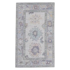 Tapis turc Oushak 3' x 4'11" n° 16598