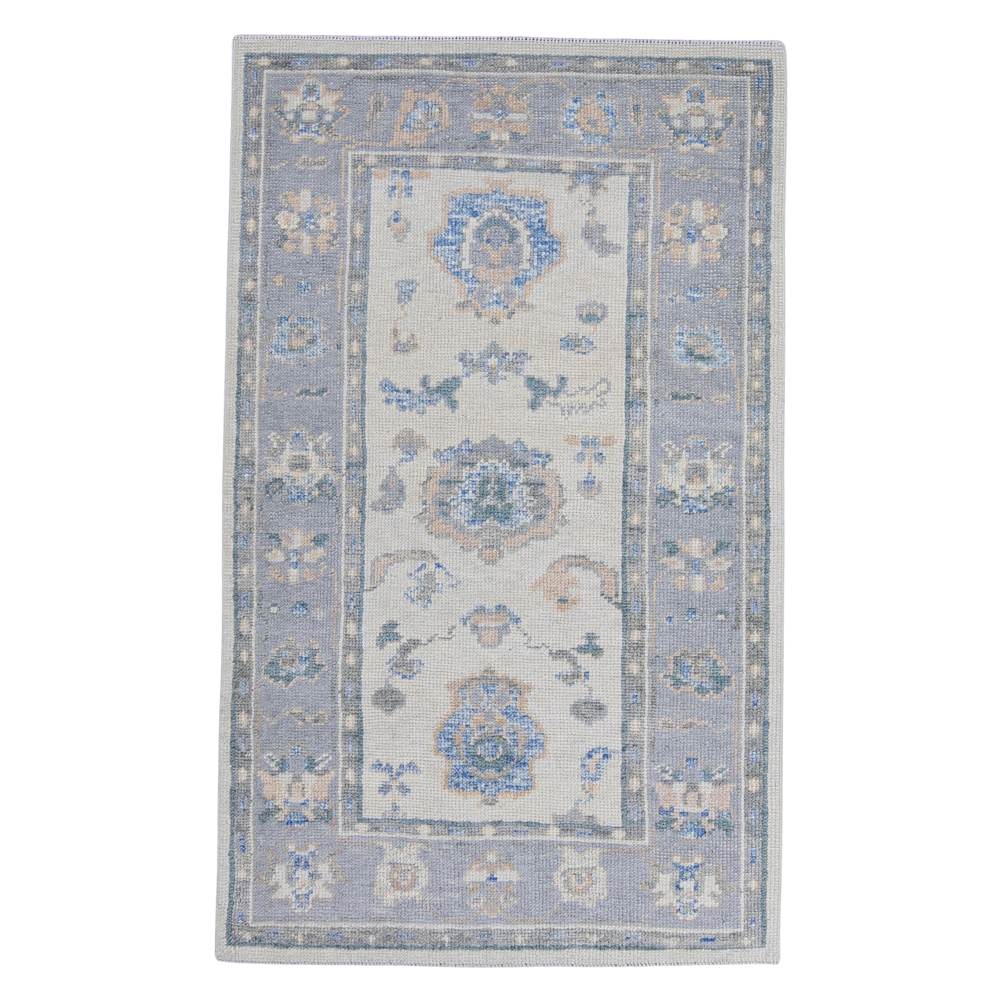 Turkish Oushak Rug 2'10" x 4'9" #16586