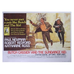 Affiche vintage d'origine Butch Cassidy And The Sundance Kid de 1969