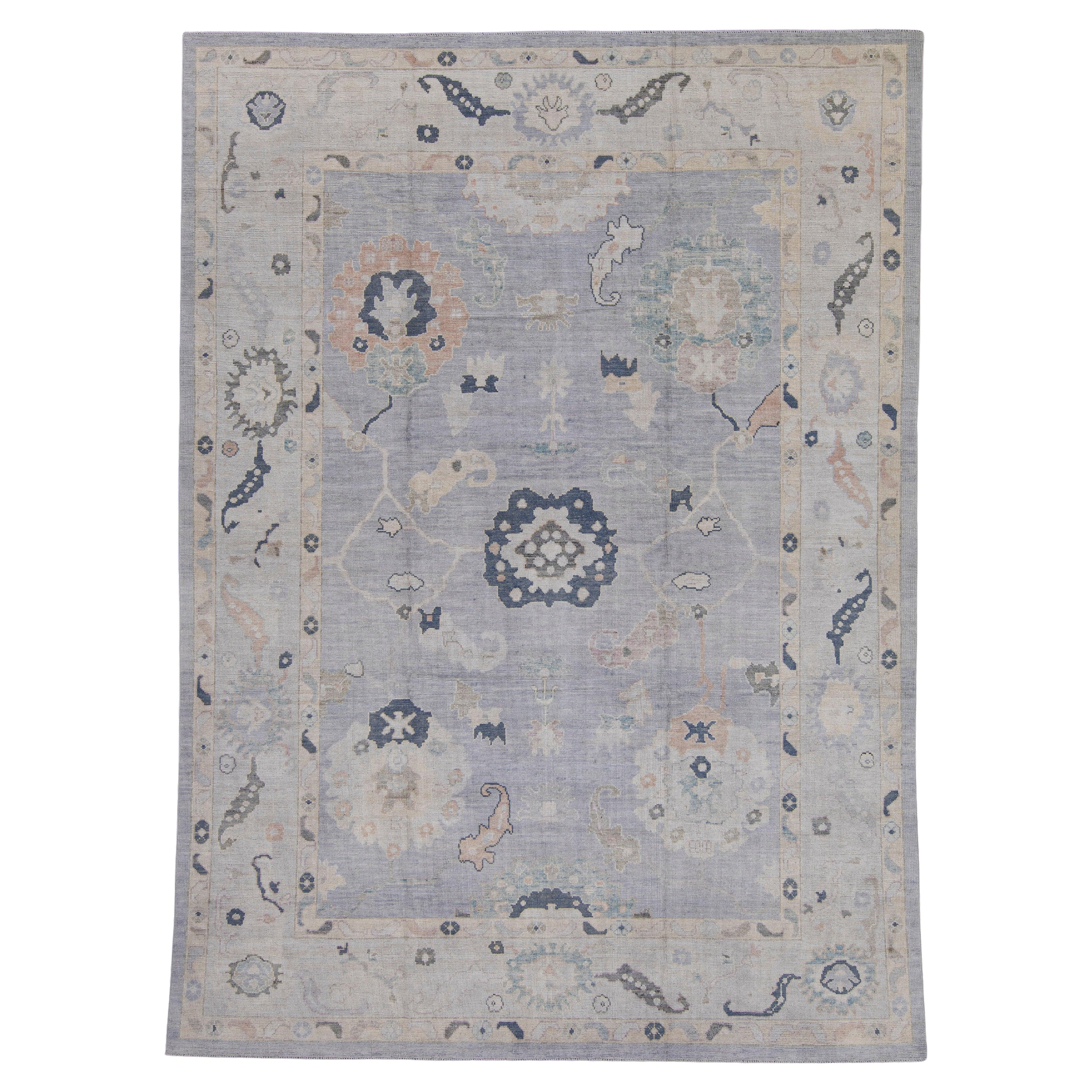 Turkish Oushak Rug 9'2" x 12'8" #16965