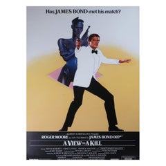 1985 A View to a Kill Poster originale Vintage